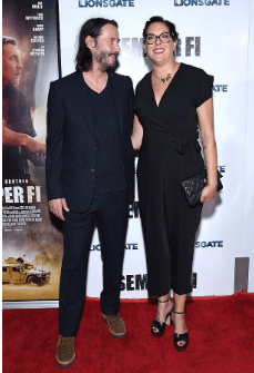 Karina and her brother at the screening of Semper Fi